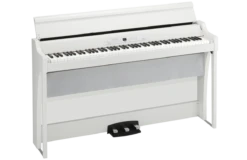 Korg G1BAIRWH 88-Key RH3 Kronos Based Concert Piano With Bluetooth Audio Playing, White - Korg