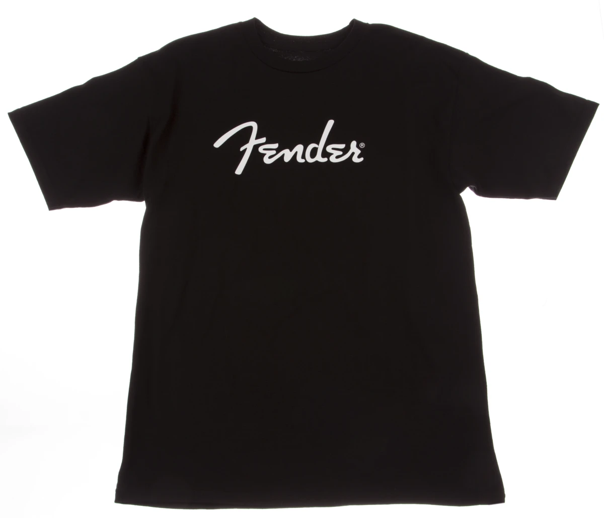 Fender Spaghetti Logo T-Shirt, Black, XL - Fender 1 Fender Spaghetti Logo T-Shirt, Black, XL - Fender