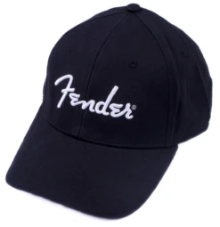 Fender Spaghetti Logo Hat, Black, One Size Fits Most - Fender