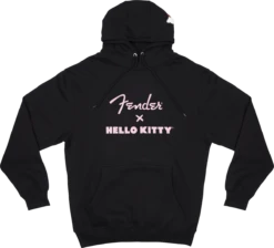 Fender X Hello Kitty Black Logo Hoodie, XL - Fender