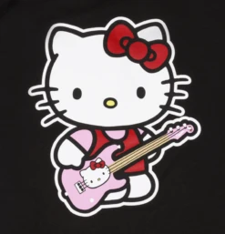 Fender X Hello Kitty Black Back Logo Tee, L - Fender -Zedem Sale Store 9190288506 fen app dtl 1 nr