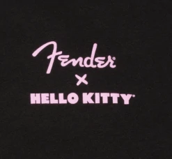 Fender X Hello Kitty Black Back Logo Tee, L - Fender -Zedem Sale Store 9190288506 fen app dtl 2 nr