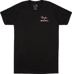 Fender X Hello Kitty Black Back Logo Tee, L - Fender