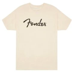 Fender Fender Spaghetti Logo T-Shirt, Olympic White, XXL - Fender