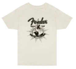 Fender Fender World Tour T-Shirt, Vintage White, M - Fender