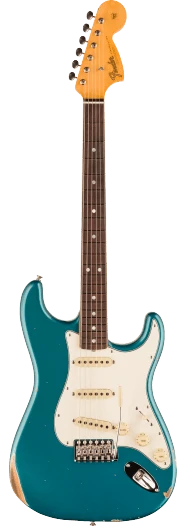 Fender Custom Shop 1967 Stratocaster Relic With Closet Classic Hardware, 3A Rosewood Fingerboard, Aged Ocean Turquoise - Fender