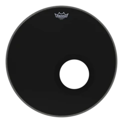 Remo Encore 22'' Black W/Hole - Remo