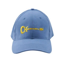 Charvel 3D Logo Hat, Blue And Yellow - Charvel