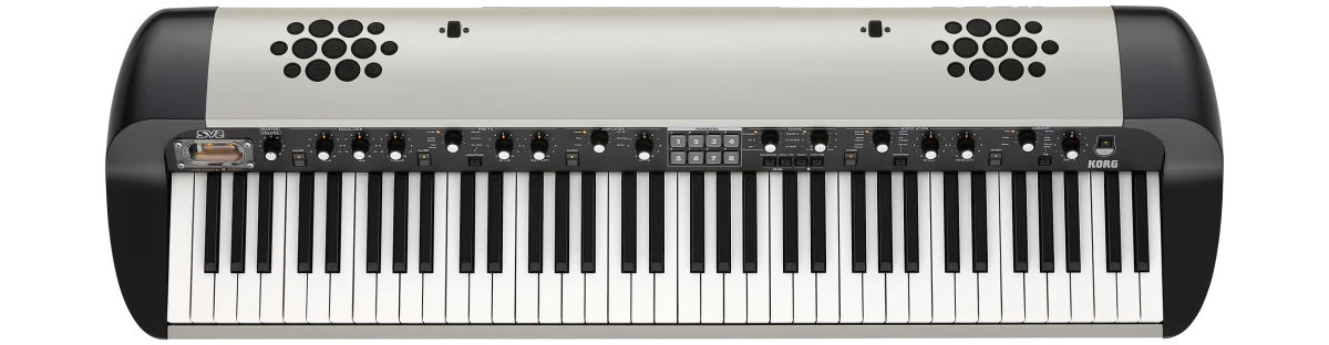 Korg SV273S 73-Key RH3 Stage Vintage Keyboard W/Built-in Speakers - Black - Korg 1 Korg SV273S 73-Key RH3 Stage Vintage Keyboard W/Built-in Speakers - Black - Korg