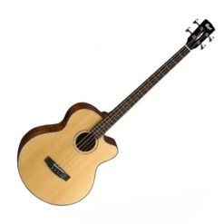 Cort AB850F Acoustic Bass W/Eq & Gig Bag - Natural - Cort