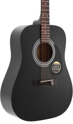 Cort Standard Series Spruce Top Acoustic Guitar Black Satin - Cort -Zedem Sale Store AD810 BKS hqw zoom