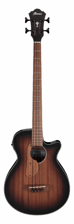 Ibanez AEGB24E Acoustic Bass - Mahogany Sunburst High Gloss - Ibanez