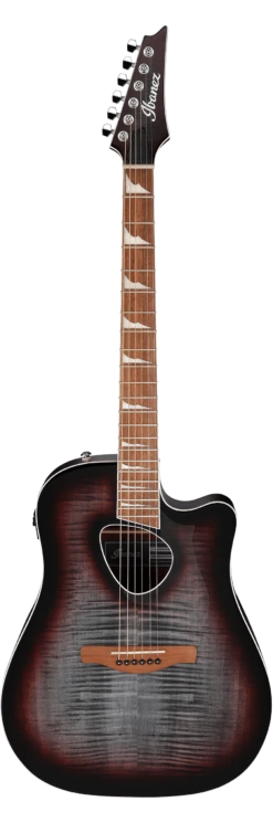 Ibanez ALT30FM Alstar Acoustic - Red Doom Burst HG - Ibanez