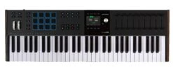 Arturia KeyLab 61 MK3 Universal MIDI Controller Keyboard, Black - Arturia