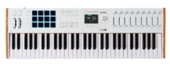 Arturia KeyLab 61 MK3 Universal MIDI Controller Keyboard, White - Arturia