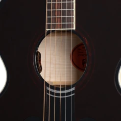 Gibson Everly Brothers J-180, Ebony - Gibson -Zedem Sale Store AMJBEBEB soundhole