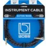 Boss 10ft / 3m Instrument Cable, Angled/Straight 1/4" Jack - Boss 3 Boss 10ft / 3m Instrument Cable, Angled/Straight 1/4" Jack - Boss -Zedem Sale Store BIC 10A 2 B