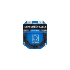 Boss 20ft / 6m Instrument Cable , Straight/Straight 1/4 Jack - Boss