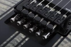 Schecter Banshee GT-FR 6-String Electric Guitar - Charcoal Burst - Schecter -Zedem Sale Store BansheeGTFR.SatinCharcoalBurstwithBlackRacingStripeDecal.08