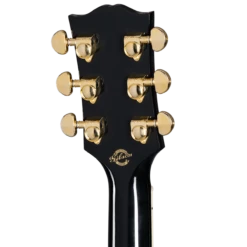 Gibson J-45 Custom, Ebony - Gibson -Zedem Sale Store CSRS4CEB hs back