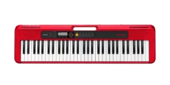 Casio CTS200 Casiotone 61-Key Portable Keyboard W/Chordana App - Red - Casio