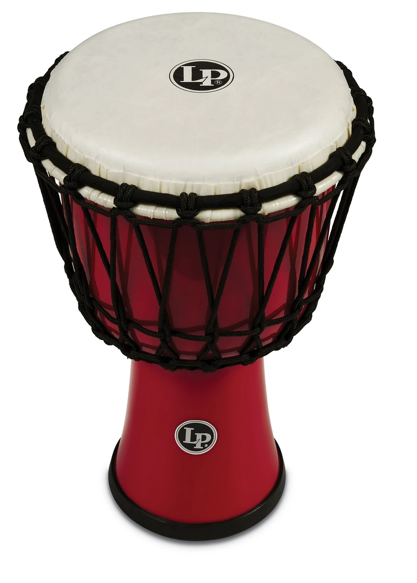 Latin Percussion World 7 Rope Cricle Djembe Red - LP 2 Latin Percussion World 7 Rope Cricle Djembe Red - LP - Image 2