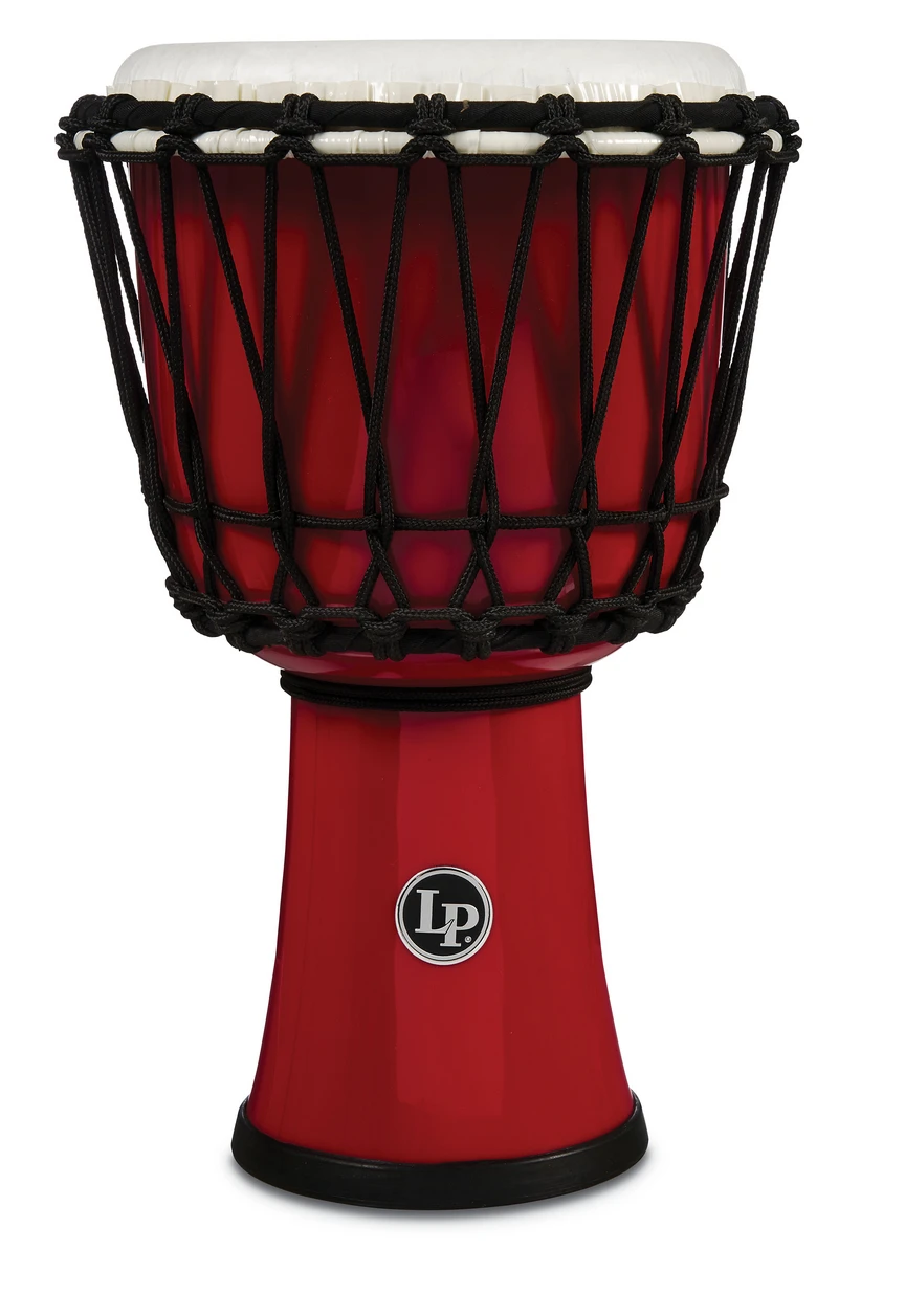 Latin Percussion World 7 Rope Cricle Djembe Red - LP 1 Latin Percussion World 7 Rope Cricle Djembe Red - LP