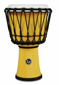 Latin Percussion World 7" Rope Circle Djembe, Yellow - LP