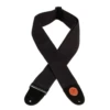 Levy's Signature Cotton Series 3" Wide Bass Guitar Strap, Extra Long, Black - Levy's