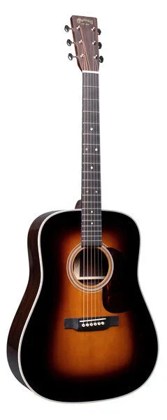 Martin Acoustic Guitar, D-28 1935 Sunburst W/Molded Hardshell Case - Martin