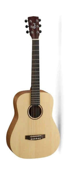 Cort 3/4 Earth Mini Acoustic Guitar With Gig Bag - Open Pore Natural - Cort