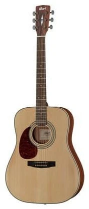 Cort EARTH70 Left-Handed Acoustic Guitar - Open Pore Natural - Cort