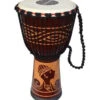 Ecko 65cm Carved Djembe, Lady - Ecko