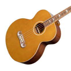 Epiphone El Capitan J-200 Studio Bass Left-Handed Aged Vintage Natural - Epiphone -Zedem Sale Store EIABSJANANH1 body detail