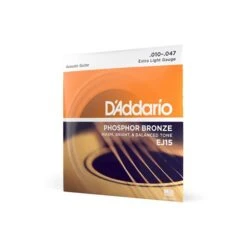 D'Addario EJ15 Phosphor Bronze, Extra Light, 10-46 - D'Addario