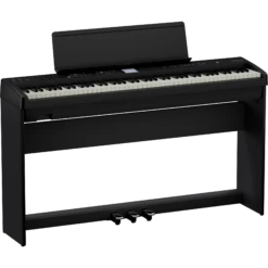 Roland FP-E50-BK 88-Key Entertainment Digital Arranger Piano - Black - Roland -Zedem Sale Store FP E50 DR W STAND
