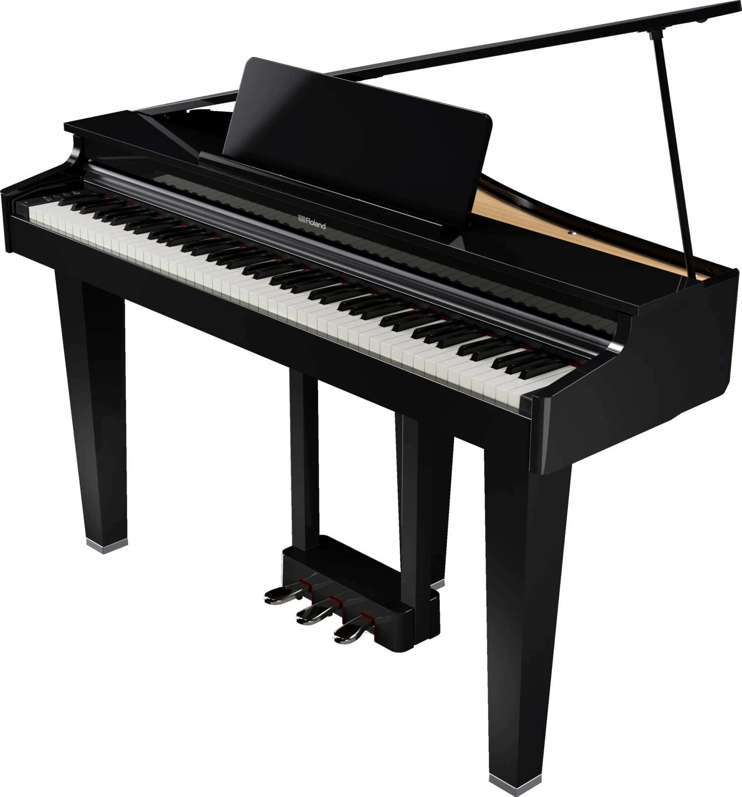 Roland GP-3-PE Digital Grand Piano - Polished Ebony - Roland 7 Roland GP-3-PE Digital Grand Piano - Polished Ebony - Roland - Image 7
