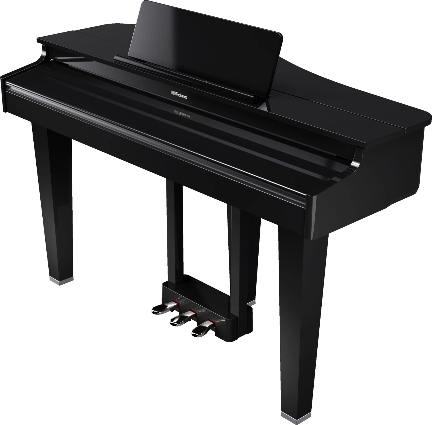 Roland GP-3-PE Digital Grand Piano - Polished Ebony - Roland 1 Roland GP-3-PE Digital Grand Piano - Polished Ebony - Roland
