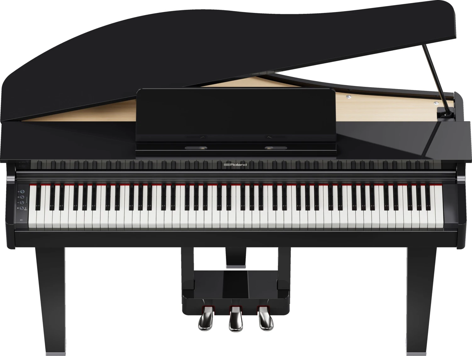 Roland GP-3-PE Digital Grand Piano - Polished Ebony - Roland 3 Roland GP-3-PE Digital Grand Piano - Polished Ebony - Roland - Image 3