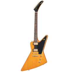 Epiphone Korina Explorer Black Pickguard W/Case - Epiphone