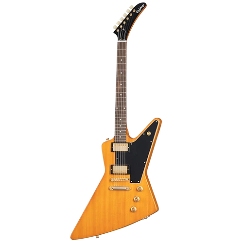 Epiphone Korina Explorer Black Pickguard W/Case - Epiphone 1 Epiphone Korina Explorer Black Pickguard W/Case - Epiphone