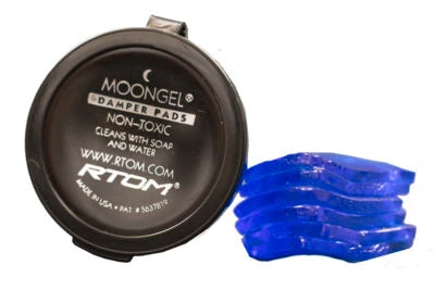 Moongel Drum Damper Pads - Blue, 6-Pack - Moongel 2 Moongel Drum Damper Pads - Blue, 6-Pack - Moongel - Image 2