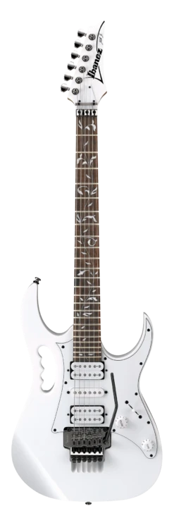 Ibanez JEMJR Steve Vai Signature Electric Guitar - White - Ibanez