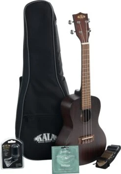 Kala KA-15C-BNDL Concert KA-15 Series Ukulele Bundle - Kala