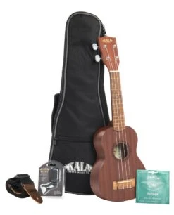 Kala Soprano KA-15 Series Ukulele Bundle - Kala