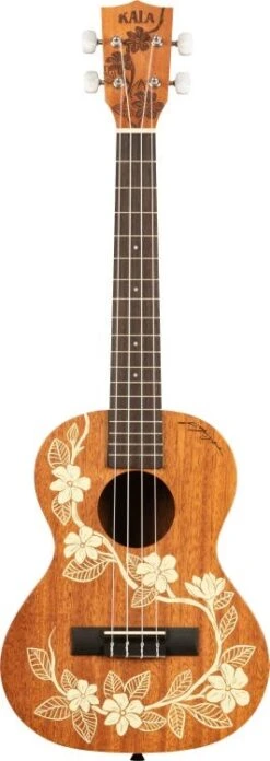 KALA Gardenia Brighamii Soprano Mahogany Ukulele With Bag - Kala