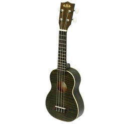 Kala KA-SEMBK Soprano Ukulele Exotic Mahogany - Black - Kala