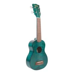 Kala KA-SEMB Soprano Ukulele Exotic Mahogany - Blue - Kala