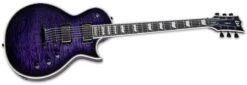 LTD EC-1000 See Thru Purple Sunburst - LTD -Zedem Sale Store LEC1000QMSTPSB hqw 3