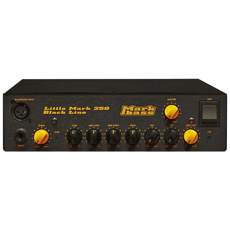 Markbass Little Mark Black Line 250W Bass Amp Head - Markbass 1 Markbass Little Mark Black Line 250W Bass Amp Head - Markbass